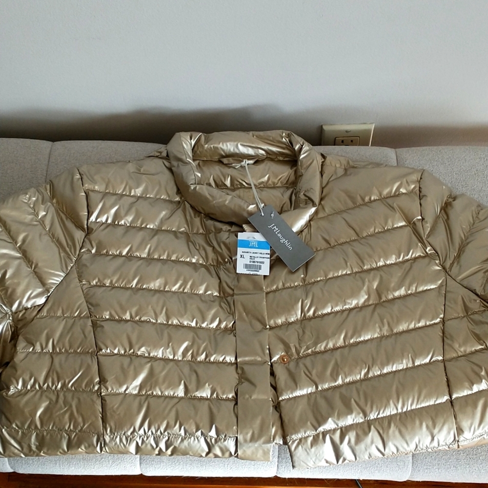 JMCLAUGHLIN women's short sleeve fashion puffer jacket